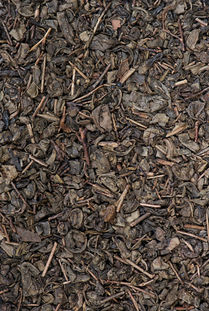 Dried tea leaves close up textureの写真素材