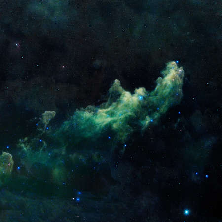 Mysterious universe and space nebula