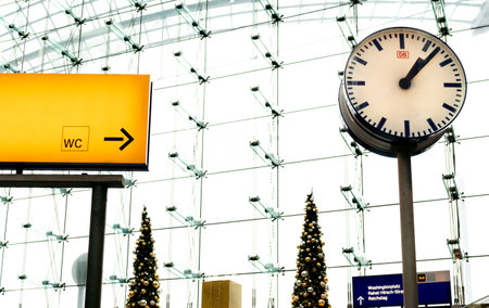 check-in counter at an airport.の写真素材