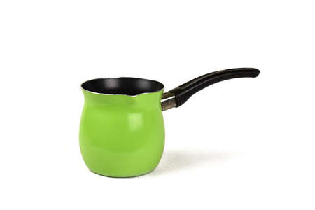 Turk for coffee on a white backgroundの写真素材