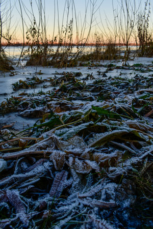 Nizhny Novgorod. Sunset on the volgaの写真素材