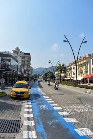 Beautiful streets in Marmaris. Turkeyの写真素材