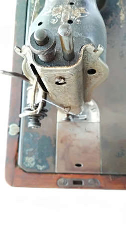 vintage old sewing machine