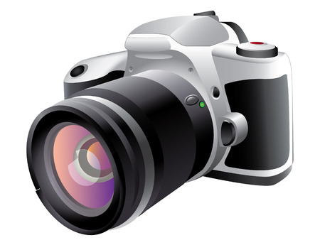 DSLR Cameraのイラスト素材