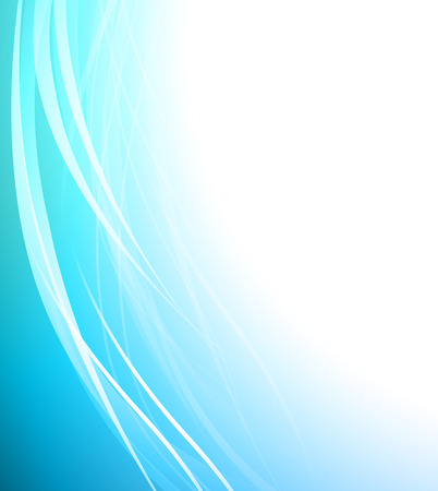 abstract blue business technology colorful wave backgroundのイラスト素材