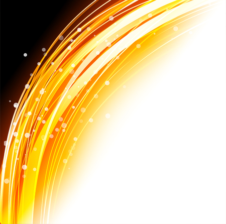 illustration Abstract colorful background. Orange linesのイラスト素材