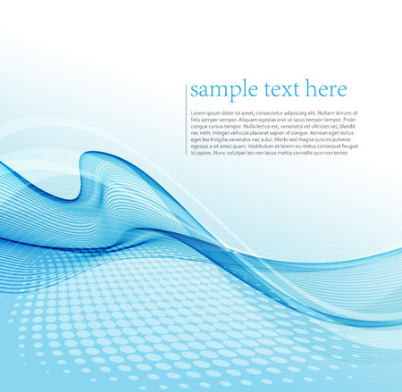 illustration Abstract colorful background with blue waveのイラスト素材