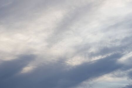 Beautiful volumetric clouds in the blue skyの写真素材