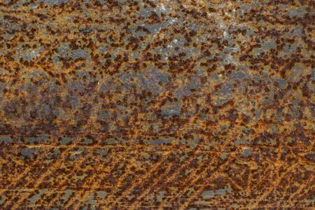 Rust texture of old metal red colorの写真素材