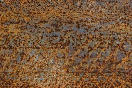Red rust on old metalの写真素材