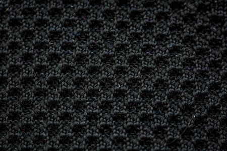 Thick black fabric for clothes and decor