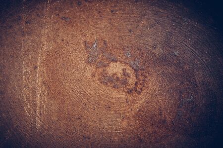 Texture Old heavily rusty scary surface of red color