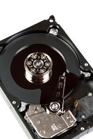 Computer hard drive for storing large amounts of informationの写真素材