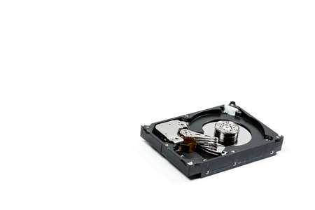 Computer hard drive for storing large amounts of informationの写真素材