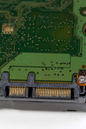 Computer hard drive for storing large amounts of informationの写真素材