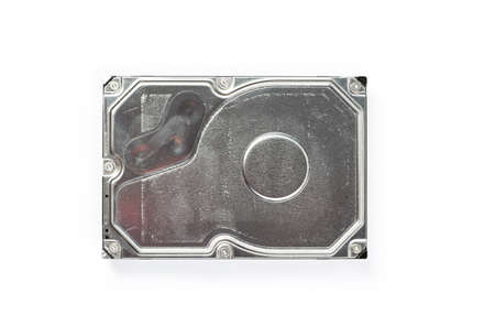 Computer hard drive for storing large amounts of informationの写真素材