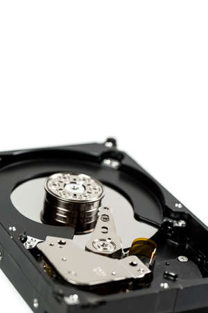 Computer hard drive for storing large amounts of informationの写真素材