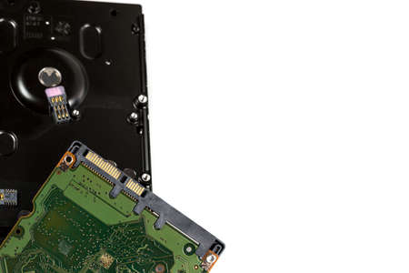 Computer hard drive for storing large amounts of information