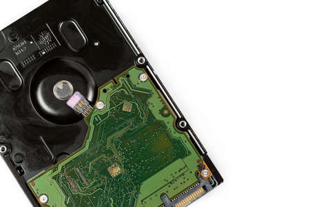 Computer hard drive for storing large amounts of informationの写真素材