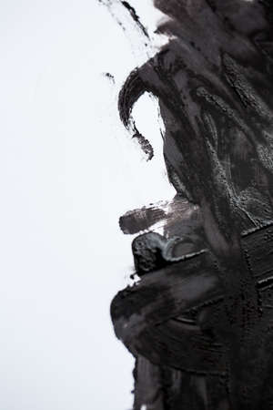 Black and white paint texture, vintageの写真素材
