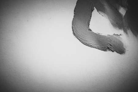 Black and white paint texture, vintageの写真素材