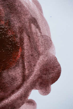 Red paint texture, vintage, artistの写真素材