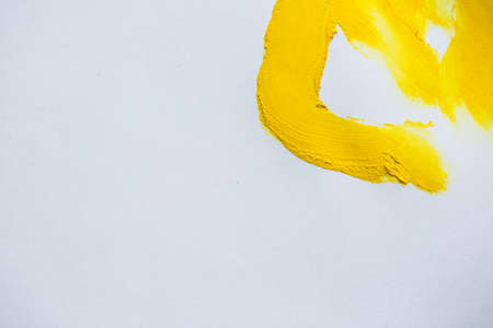 Yellow paint texture, vintage, artistの写真素材