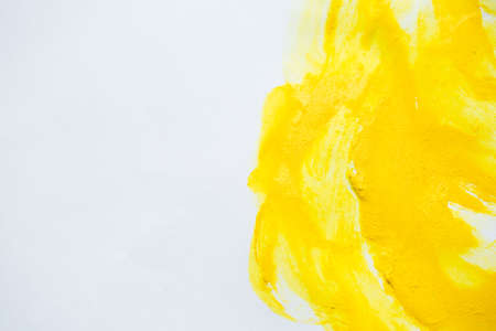 Yellow paint texture, vintage, artistの写真素材