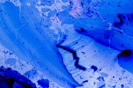 Blue paint texture, vintage, artistの写真素材