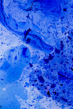 Blue paint texture, vintage, artistの写真素材