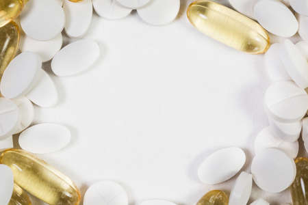Various useful vitamins for immunity and good healthの写真素材