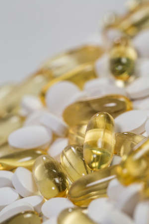Various useful vitamins for immunity and good healthの写真素材