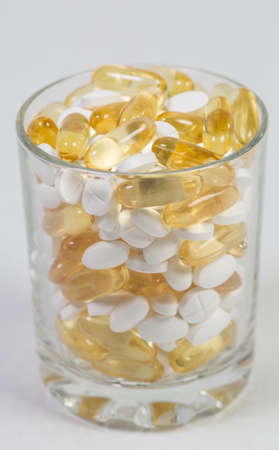 Various useful vitamins for immunity and good healthの写真素材
