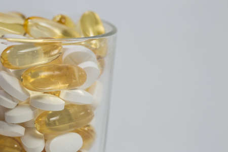 Various useful vitamins for immunity and good healthの写真素材