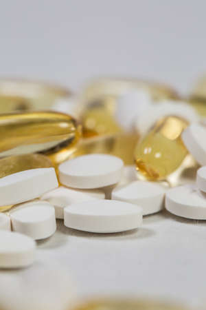 Various useful vitamins for immunity and good healthの写真素材