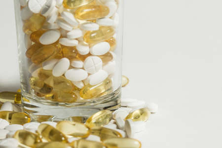Various useful vitamins for immunity and good healthの写真素材