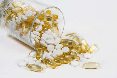 Various useful vitamins for immunity and good healthの写真素材