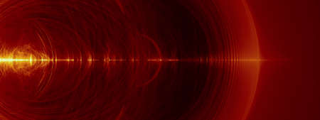 Bright red light abstraction. 3D illustration, 3D rendering.