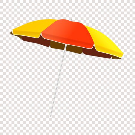 Colorful Beach umbrella for your designのイラスト素材