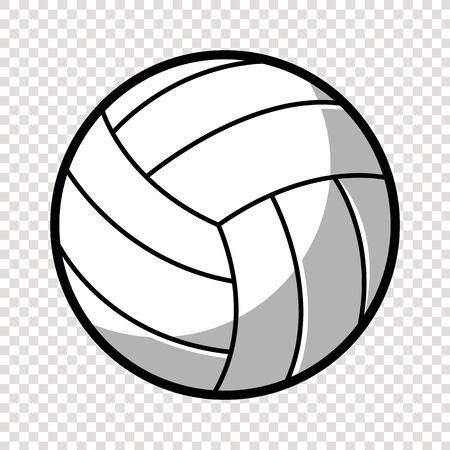 Volleyball ball isolatedのイラスト素材
