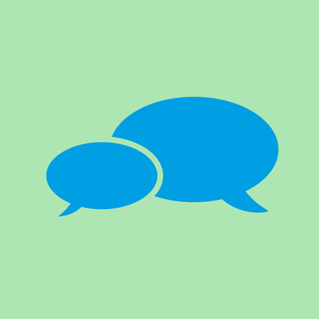 Speech Bubbles Icon. stock vectorのイラスト素材