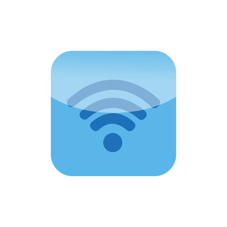 RSS icon isolated on whiteのイラスト素材