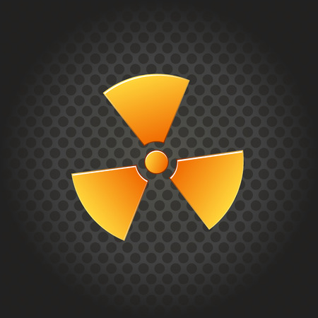 Nuclear radiation abstract symbolのイラスト素材