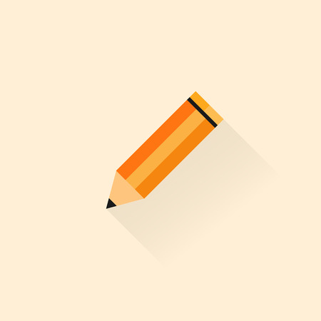 Pencil. Flat Design iconのイラスト素材
