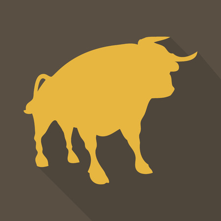bull imageのイラスト素材