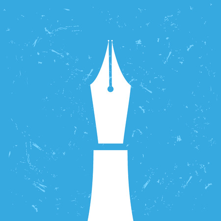 Stylish Classic Pen Logoのイラスト素材