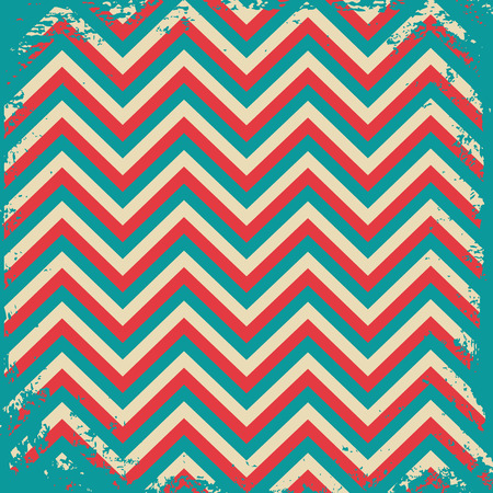 Illustration for Seamless colorful vintage pattern background - Royalty Free Image