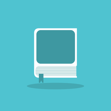 Book icon for web design in flatのイラスト素材