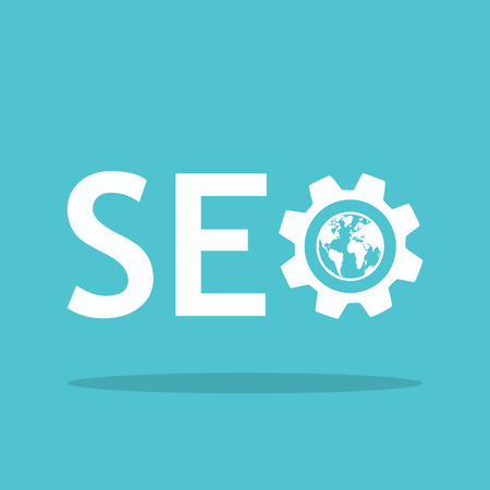 SEO icon for webのイラスト素材