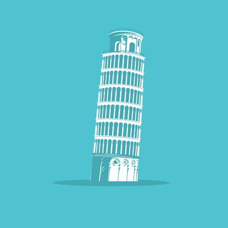 Leaning tower of Pisaのイラスト素材
